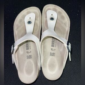 Birkenstock Women's White Thong Sandals